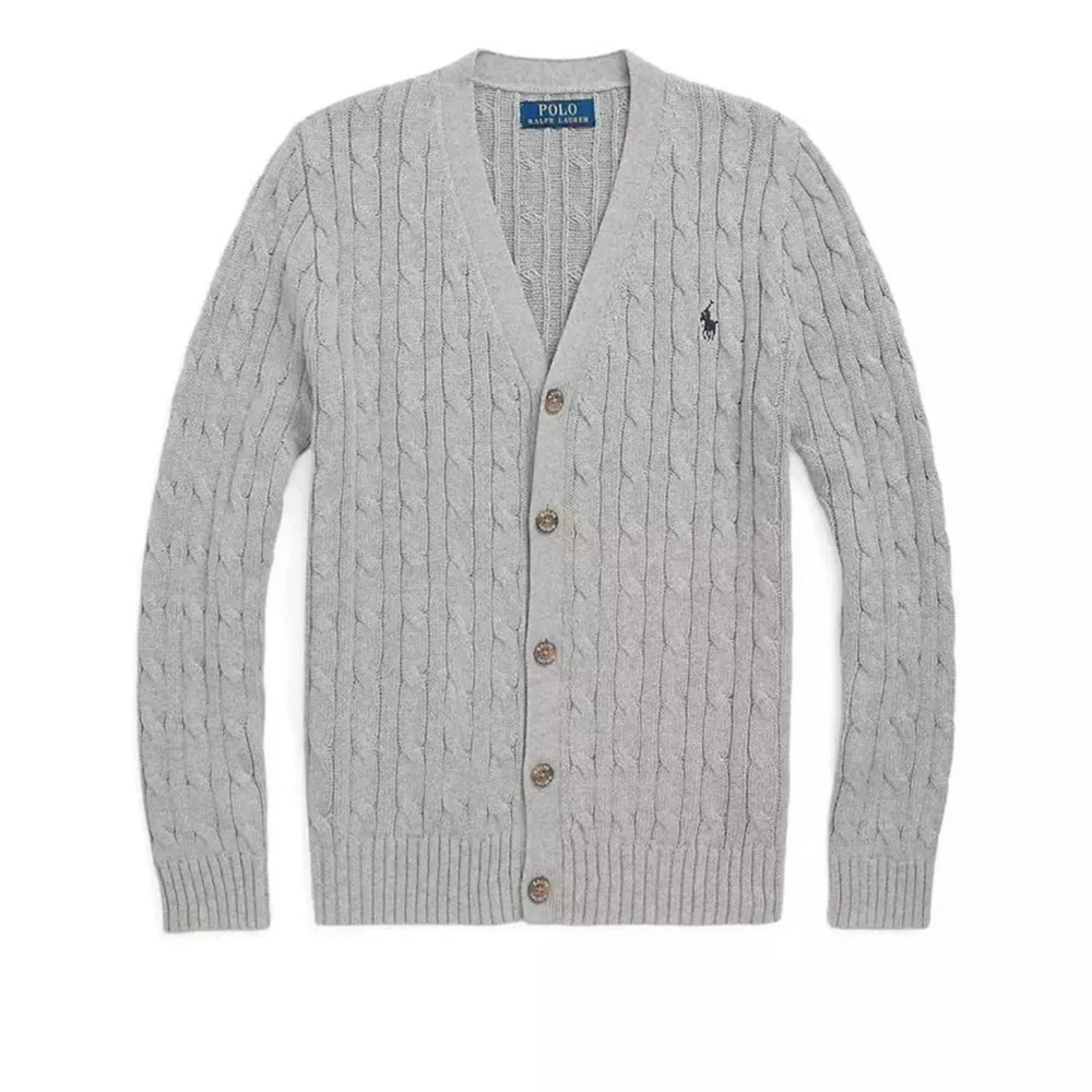 Polo by Ralph Lauren Cable Knit V-Neck Cardigan